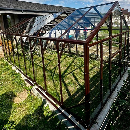 Теплица Гарденикс PRO под стекло | 3x4 м.